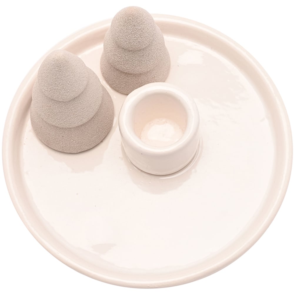 The Seasonal Gift Co. Christmas Trees Candle Tray 13cm Image 3