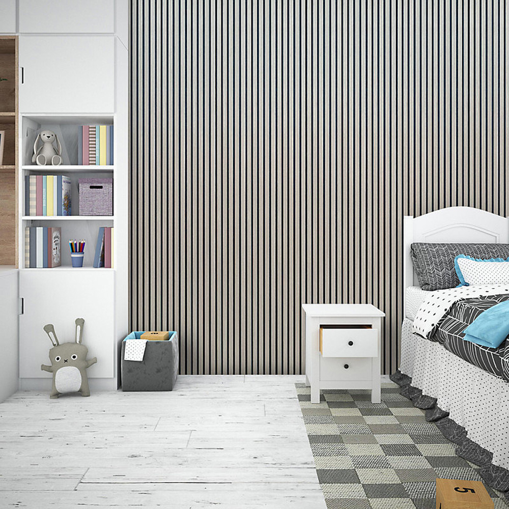 Proclad Natural Oak Wood Slat Wall Panel 240 x 60cm Image 3