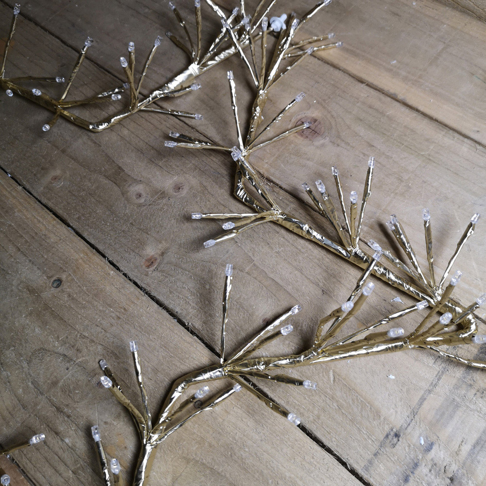 Samuel Alexander Gold Star LED Outdoor Christmas Decoration 60cm Image 5