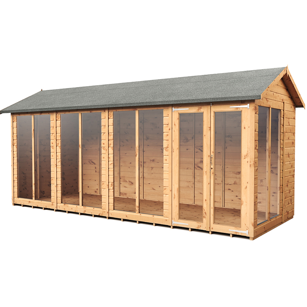 Empire Sheds 6 x 16ft Double Door Tongue and Groove Wooden Apex Garden Shed Image 1