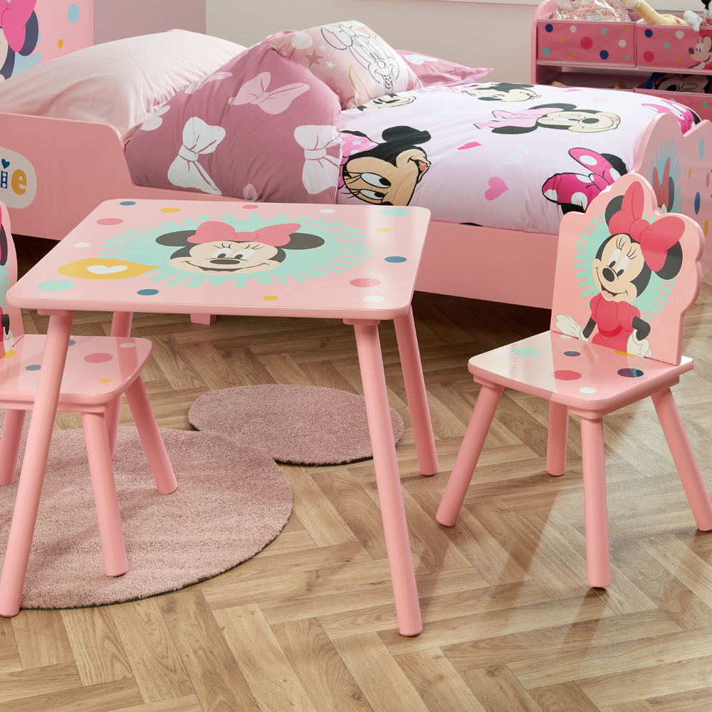 Disney Minnie Mouse Table and Chairs Set Image 2
