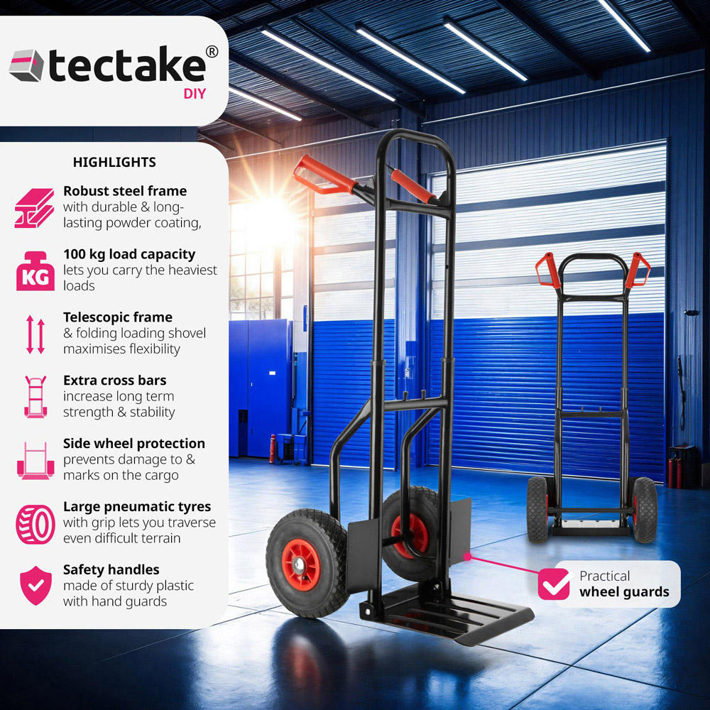 tectake Sack Barrow 100kg Image 6