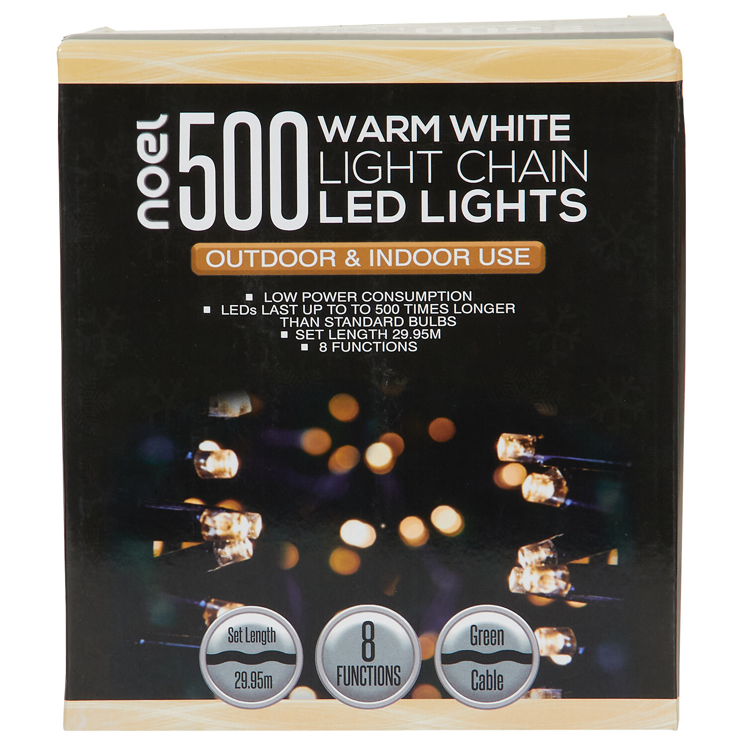500 Classic Light Chain Warm White - White Image 1