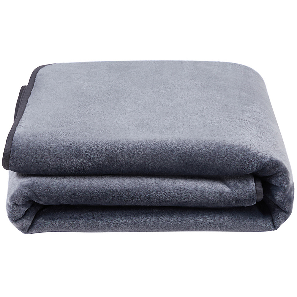 H&O Direct Double Sided Flannel Sherpa Pet Blanket 100 x 75cm Image 1