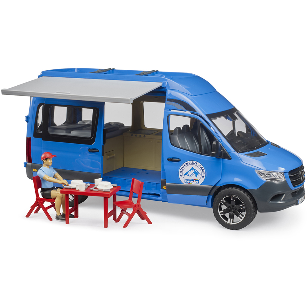 Bruder Kids MB Sprinter Camper with Driver Playset Model Image 2