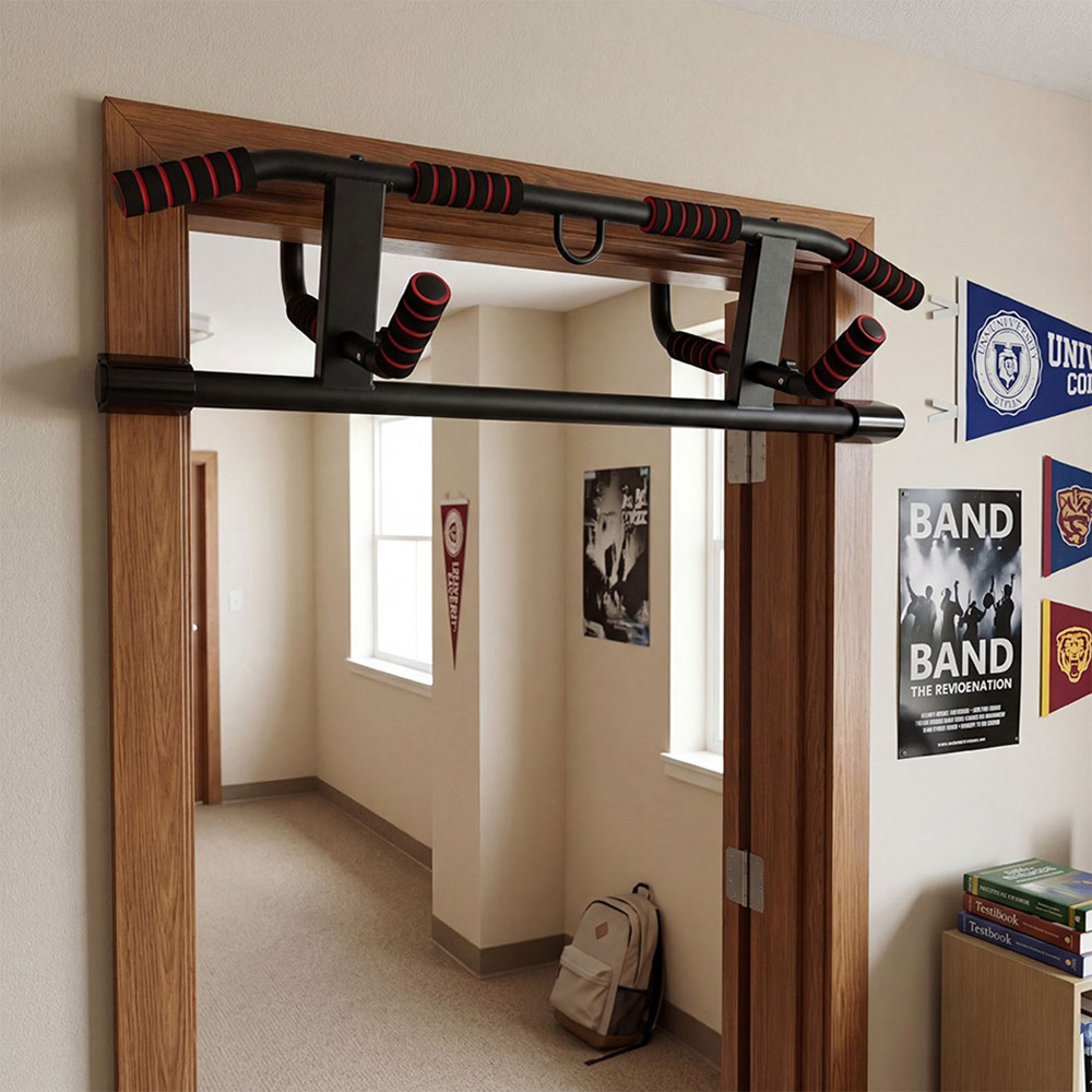 Traderight Centra Doorway Pull Up Bar with Resistance Band 200kg Image 2