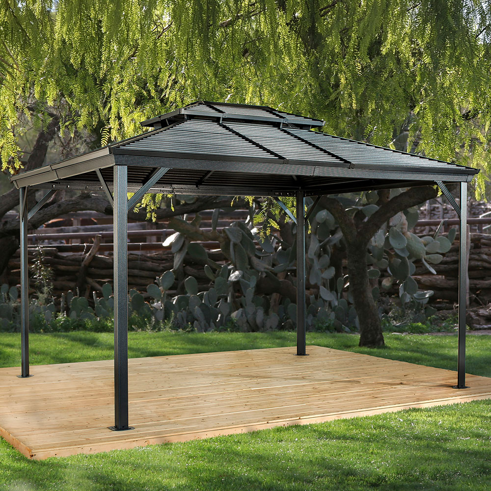 Sojag Ventura II 3 x 3.7m Grey Gazebo Image 3