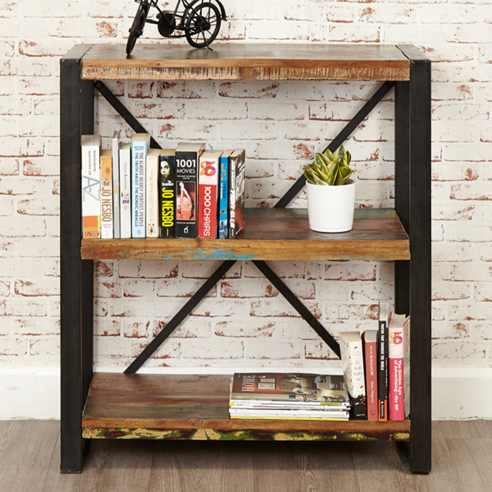 Baumhaus Urban Chic 3 Shelf Low Bookcase Image 2