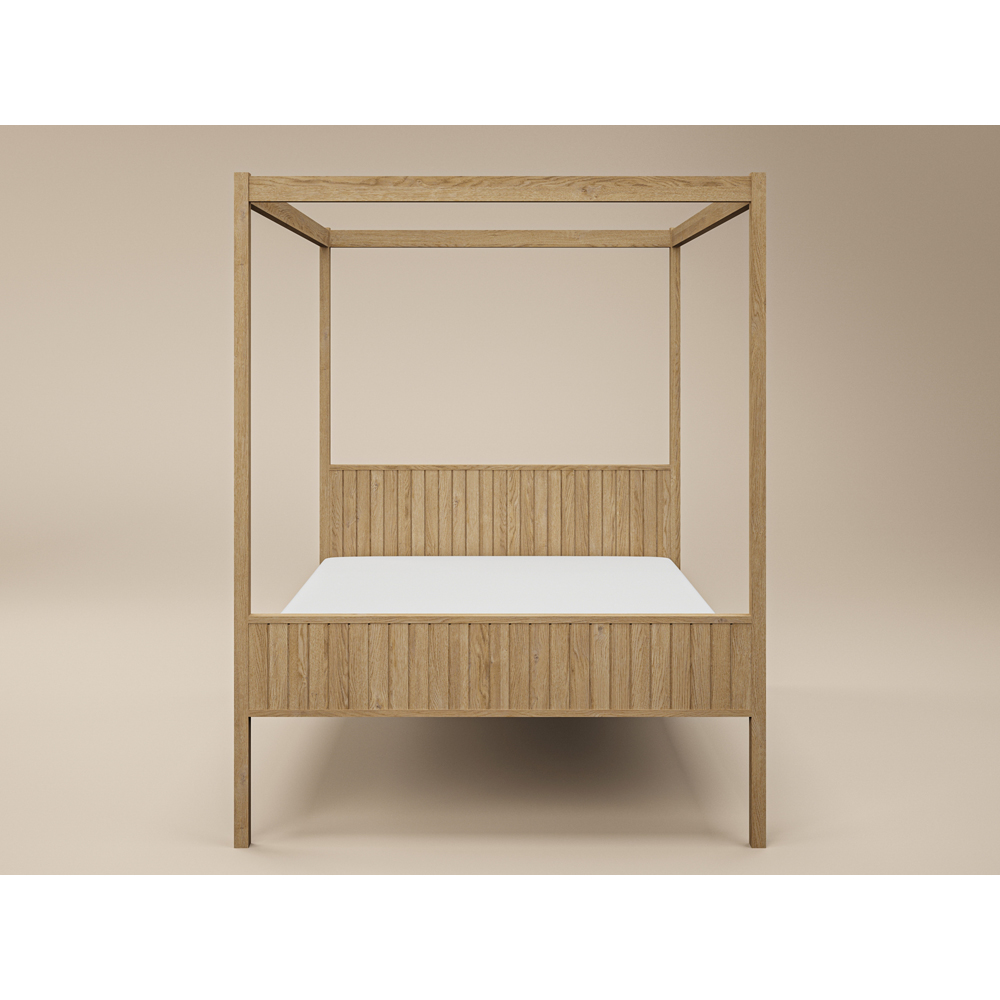 Flair Maddy King Size Natural 4 Poster Bed Image 3