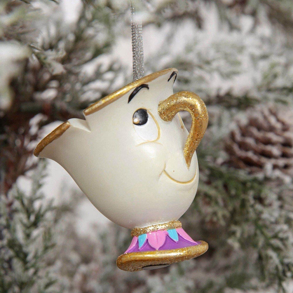 Disney Beauty and The Beast Resin Hanging Decoration 4 Pack Image 7