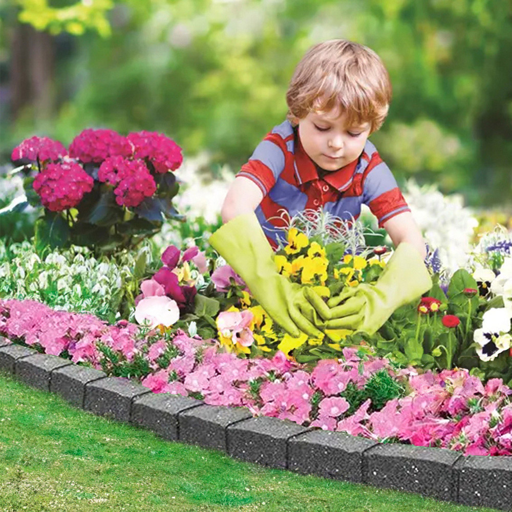 Oseasons Roman Stone Grey Eco Garden Border 4 Pack Image 7