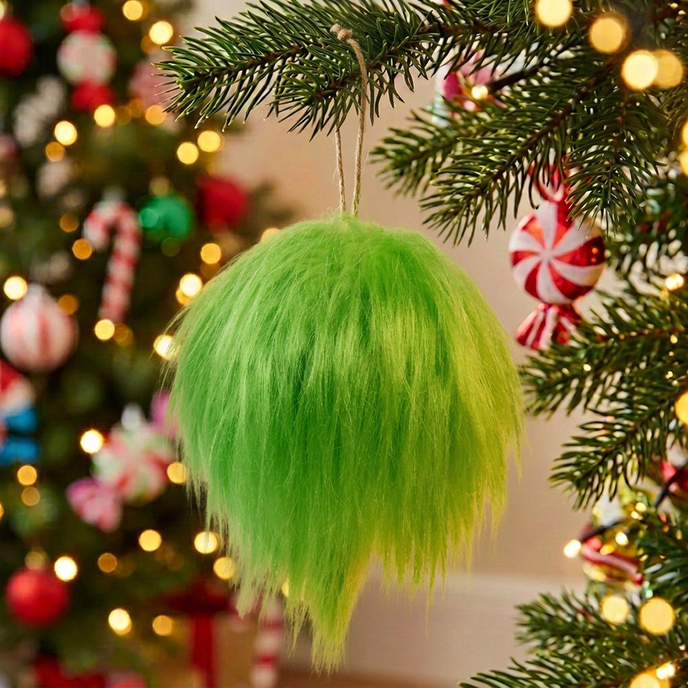 Grumble Fur Bauble Green Image 2