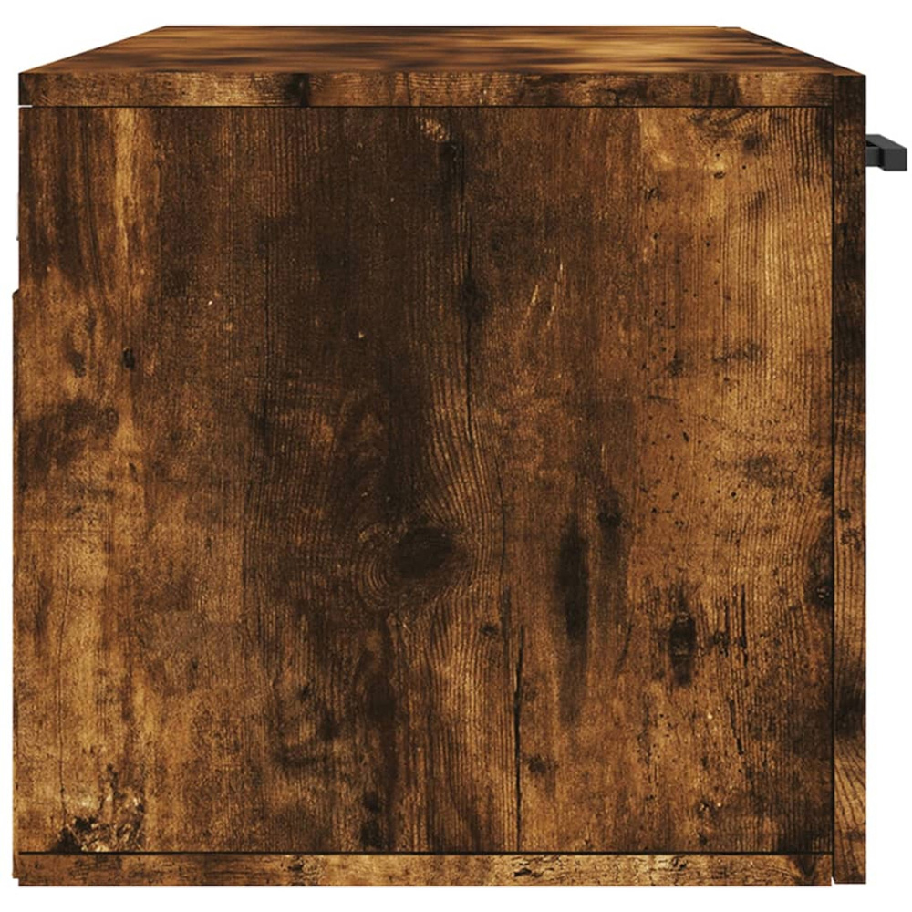 vidaXL 2 Door Smoked Oak Wall Cabinet Image 7