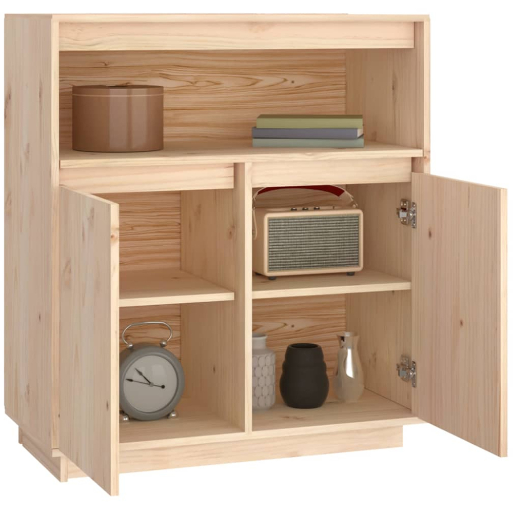 vidaXL 2 Door Single Shelf Sonoma Oak Sideboard Image 4