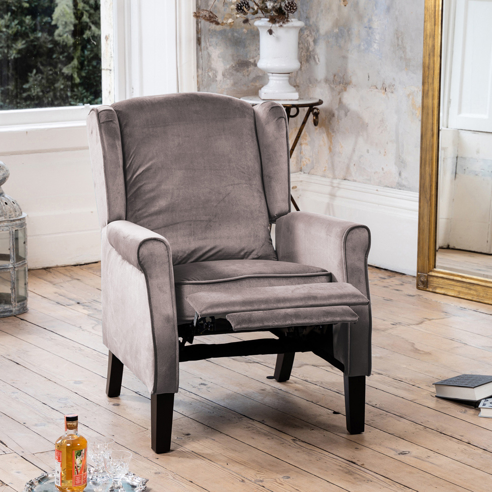 Artemis Home Barksdale Grey Recliner Armchair Image 5