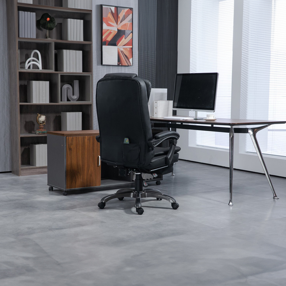 Heated Massage Chair - Black Image 7