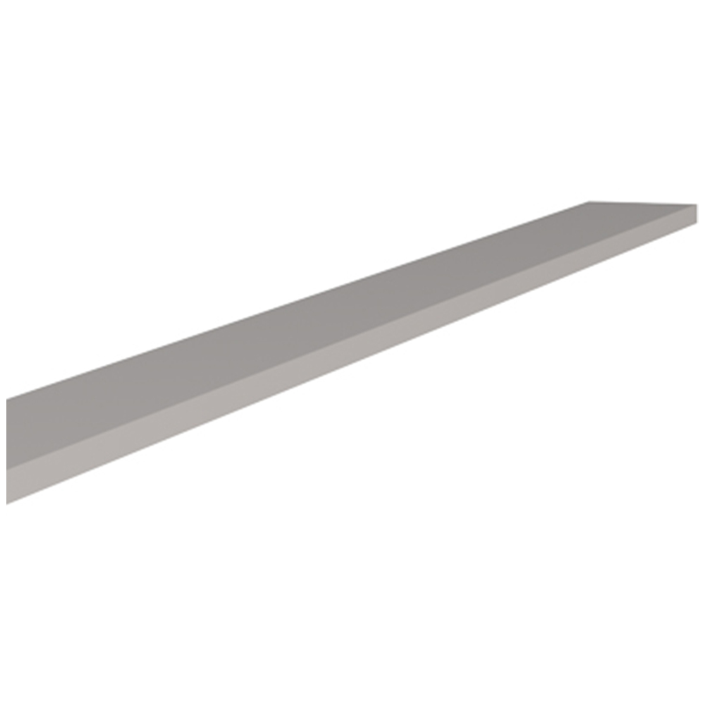 Kitchen Kit Slab Supergloss Light Grey Capping Rail Image 3