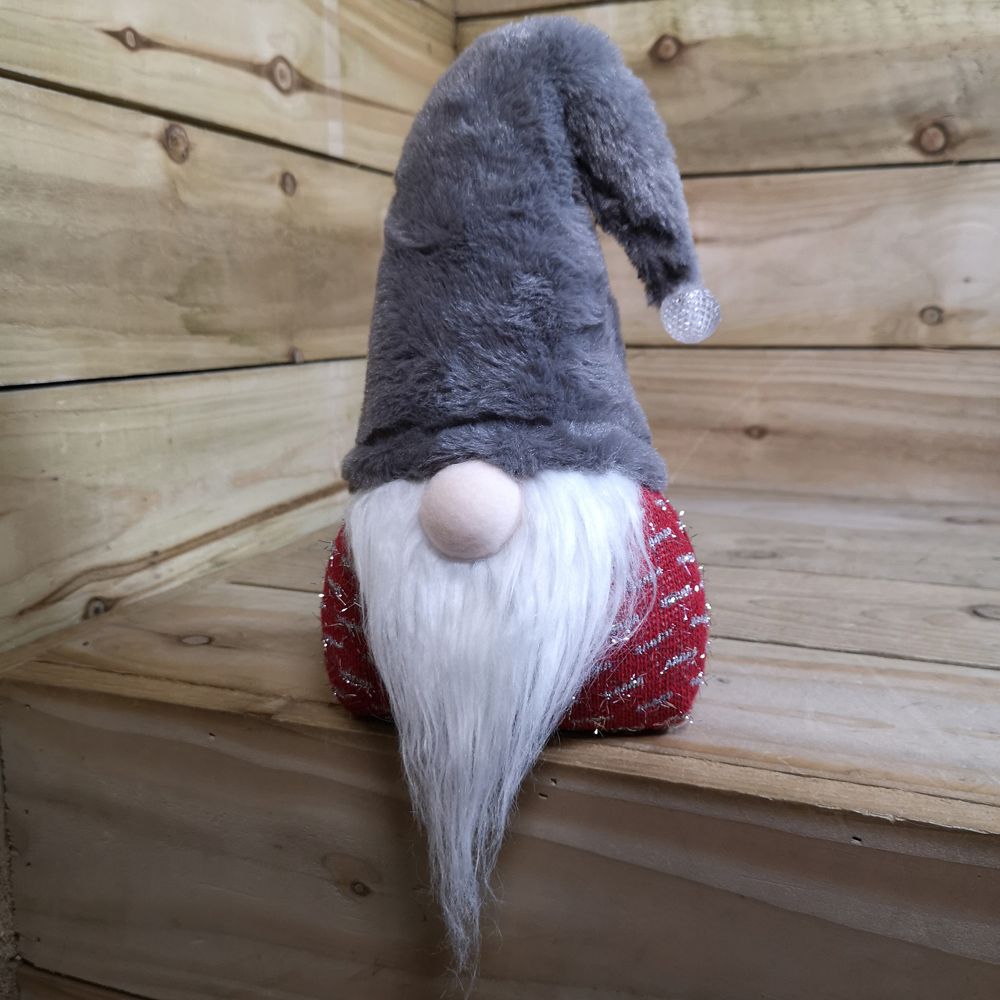 Samuel Alexander Grey Hat and Red Body Gonk Christmas Decoration 35cm Image 5