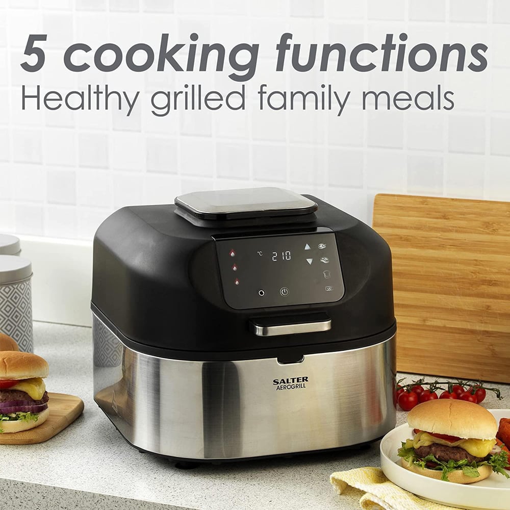 Salter EK4549 5-in-1 Aerogrill Tabletop Multicooker 1750W Image 4