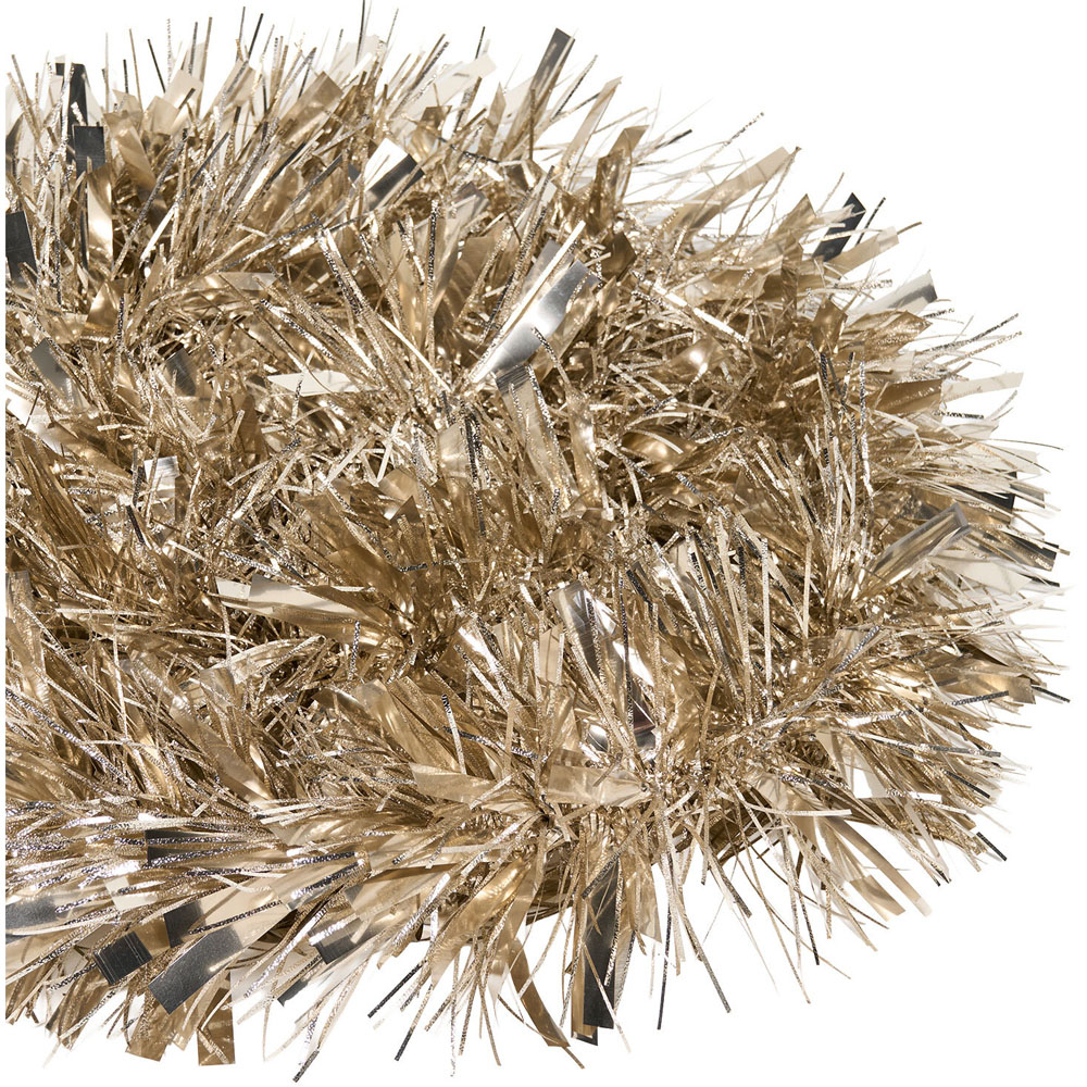 Chunky Festive Tinsel - Champagne Image 4