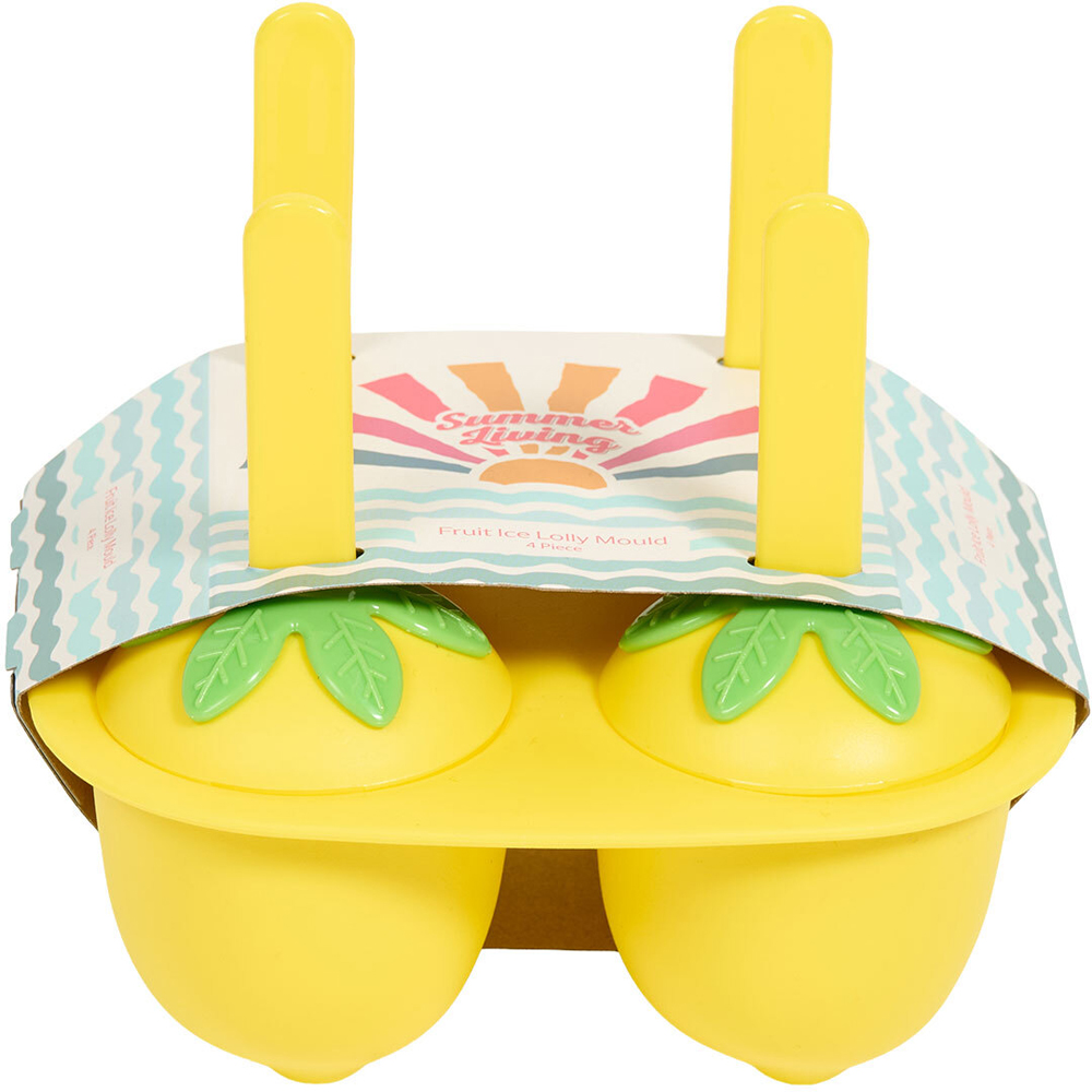 4 Piece Fruit Popsicle Mould Image 2