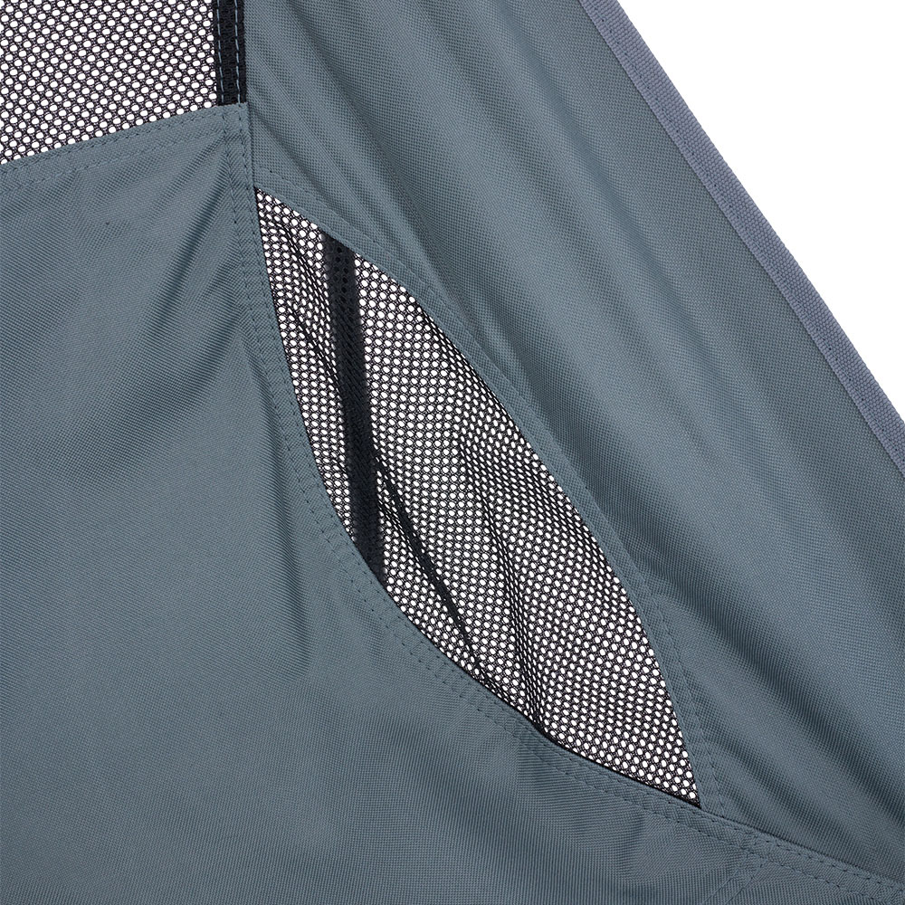 Living and Home Grey High Back Foldable Camping Chair Image 5