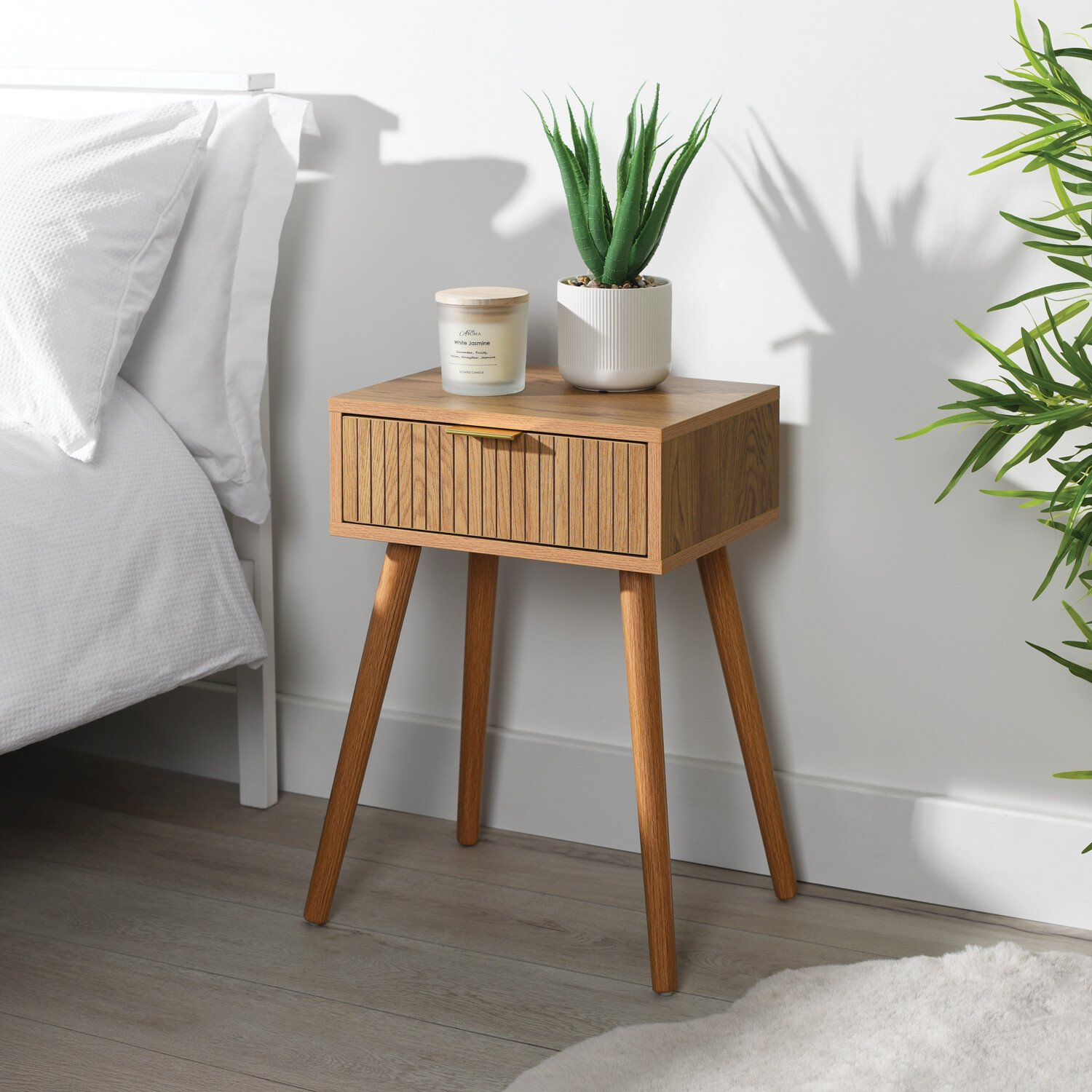 Maddison Bedside Table - Natural Image 1