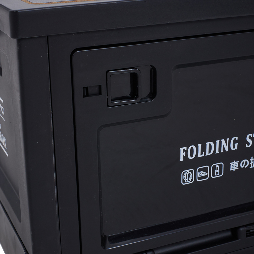 Living and Home Black Outdoor Foldable Camping Storage Box 50 x 36cm Image 6