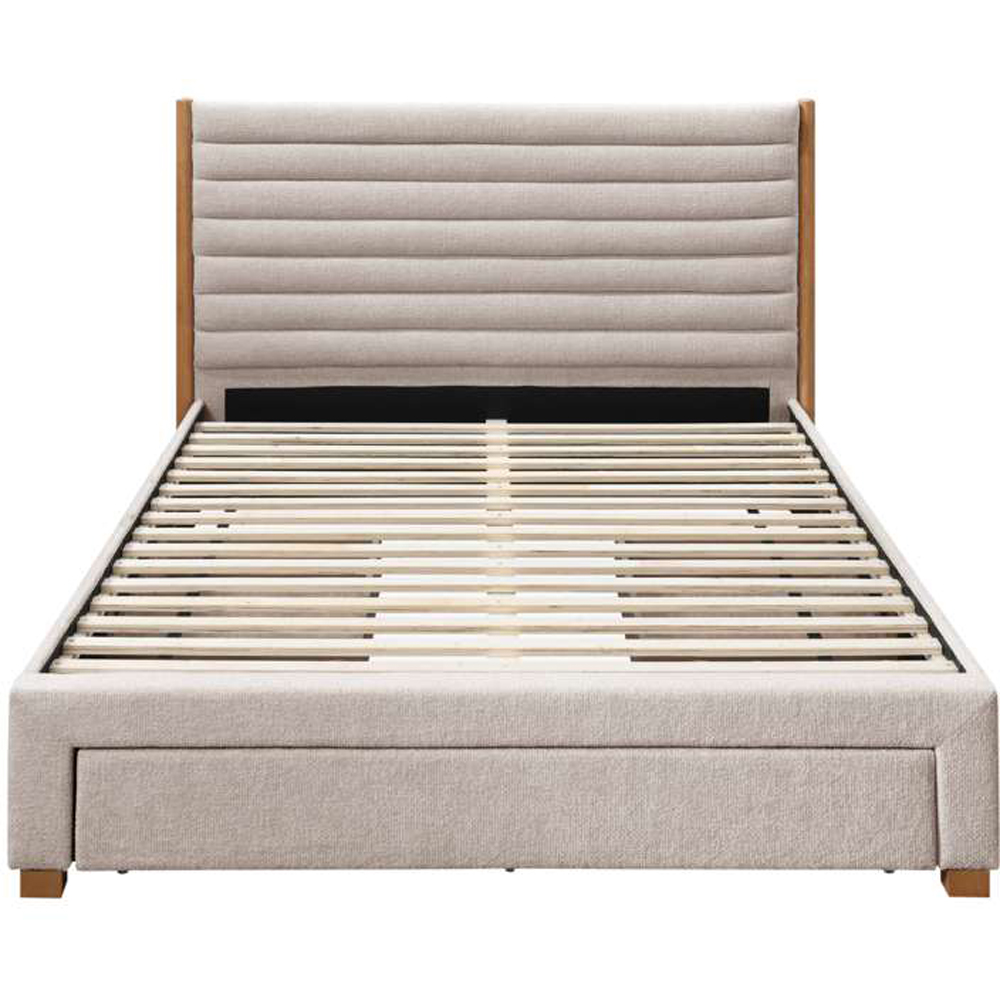 Birlea Arabella Double Grey Velvet Bed Image 3