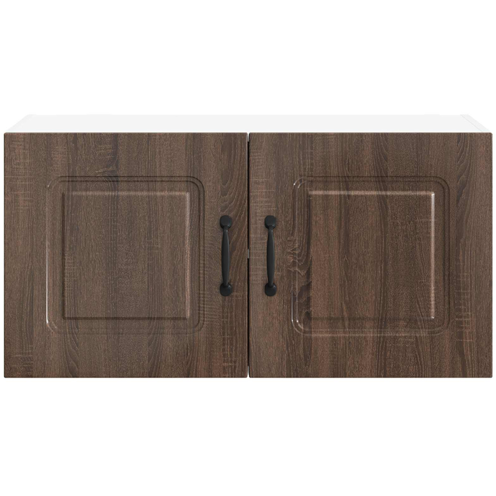 vidaXL Kalmar 2 Door Brown Oak Wall Kitchen Cabinet Image 4