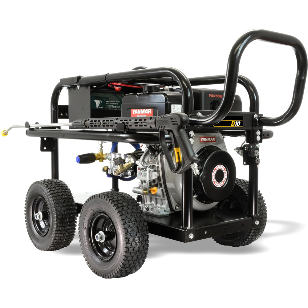 V-TUF D10 10HP Yanmar Diesel Pressure Washer 170Bar with Gearbox Pump Image 2