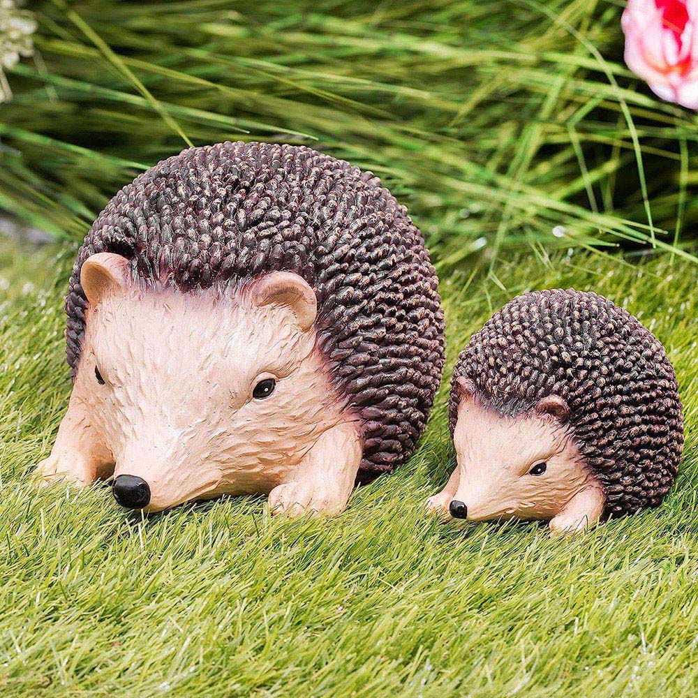 wilko Parent and Child Hedgehog Ornament Image 2