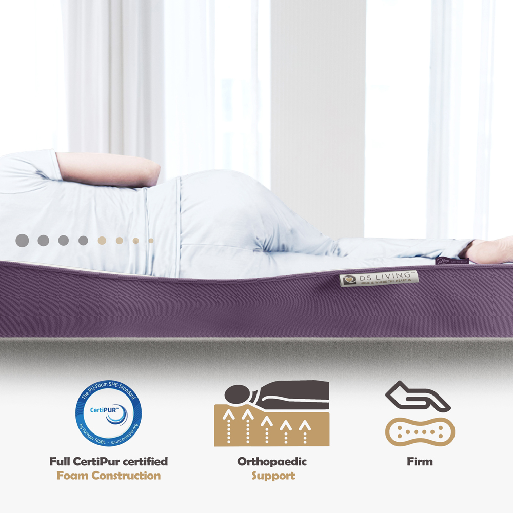 DS Living Reve King Size Iris Reflex Foam Mattress Image 5