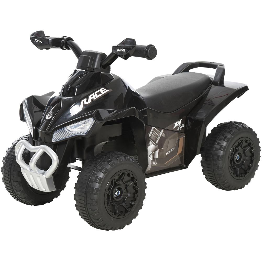 Tommy Toys Kids Black Foot to Floor Quad Ride On Car Image 1
