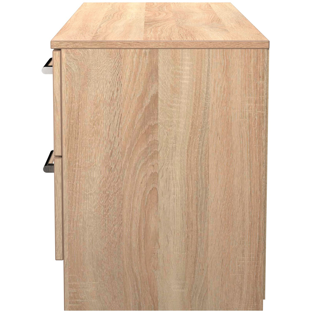 Crowndale Devon 4 Drawer Bardolino Oak Bed Box Ready Assembled Image 4