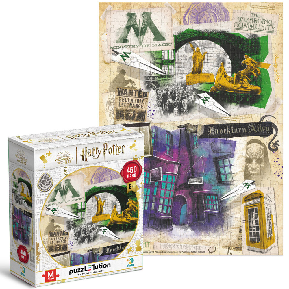 Dodo Medium Harry Potter Ministry of Magic and Knockturn Alley Hard 450 Piece Puzzle Image 2