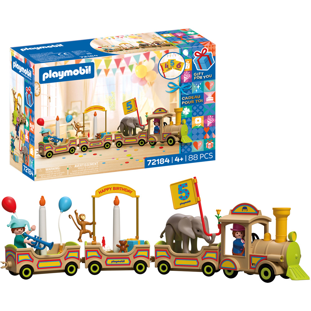Playmobil Birthday Train Play Set 88 Piece Image 3
