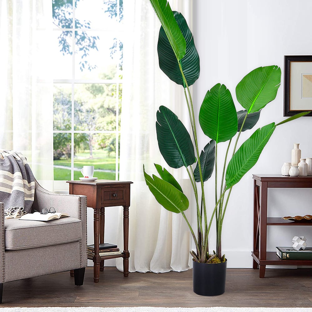 Living and Home Banana Tree Artificial Plant in Pot 180cm Image 6