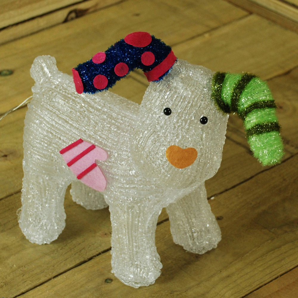 Samuel Alexander Snowman and Snowdog 24 LED Cool White Christmas Decoration Image 2