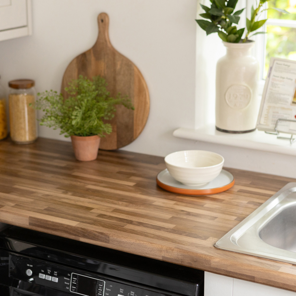 d-c-fix Walnut Block Self-Adhesive Plastic Vinyl Wrap Film 67.5cm x 15m Image 3