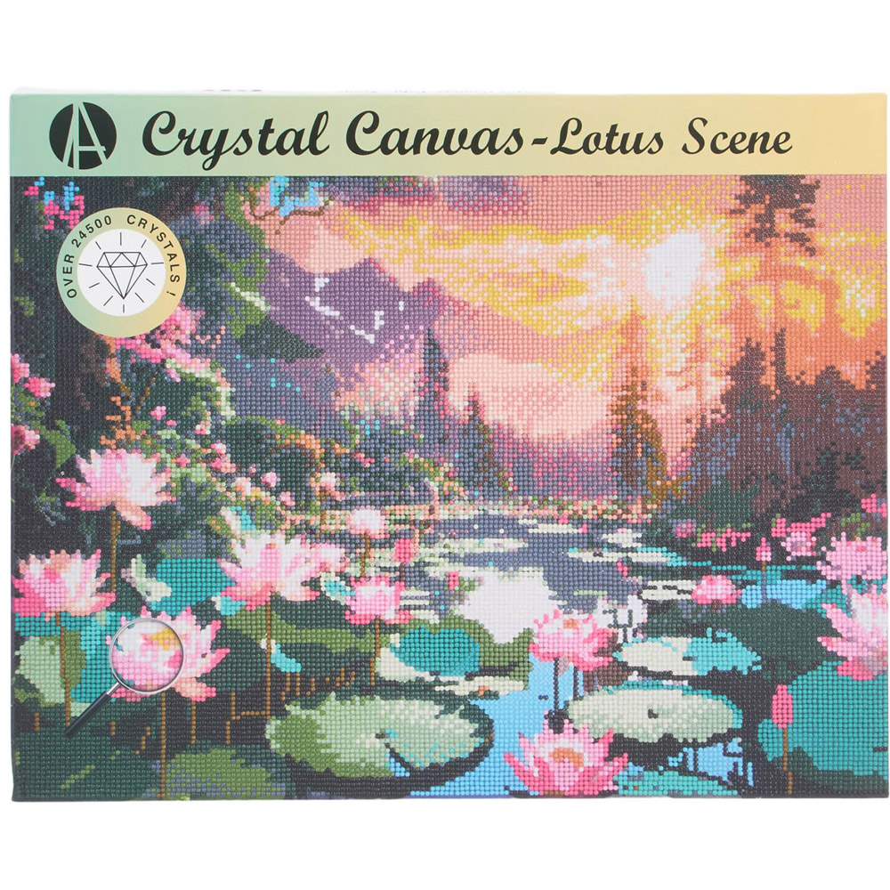 Crystal Canvas Northern Lights or Lotus Scene Kit Image 3