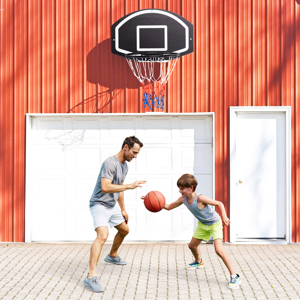 Costway Large Indoor Wall Mounted Basketball Set Image 2