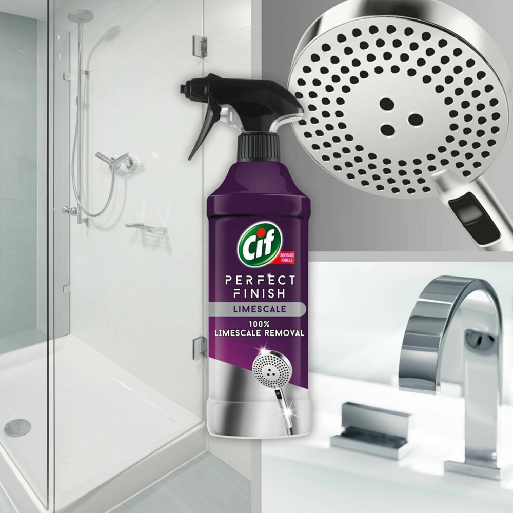 CIF Perfect Finish Limescale Removal Spray 435ml 6 Pack Image 4