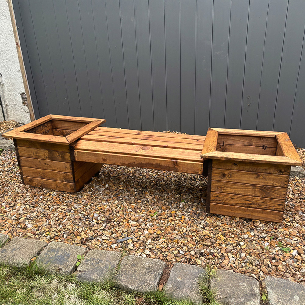 Charles Taylor Knights Single Seater Planter Bench Image 2