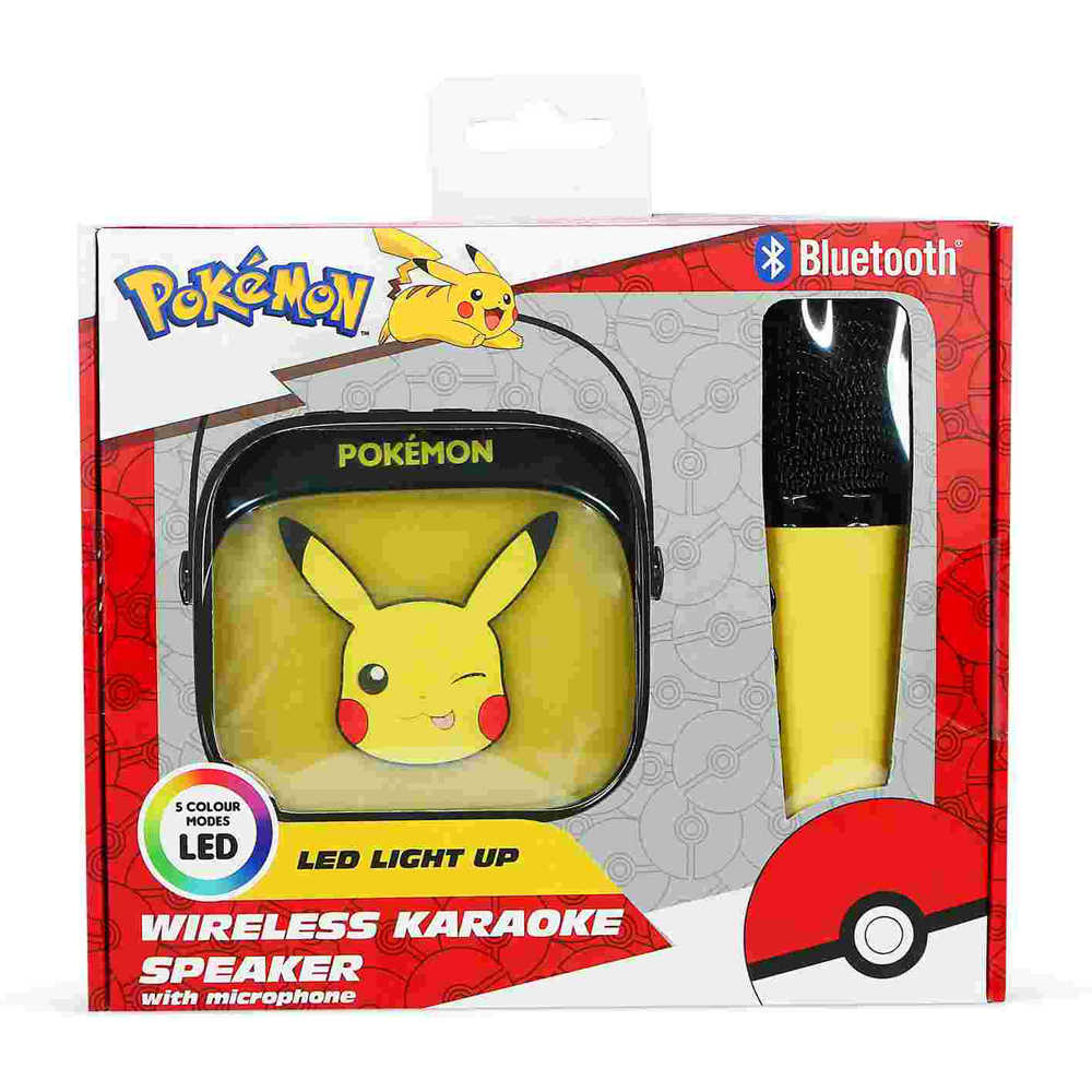OTL Pikachu PopSing LED Light-Up Wireless Karaoke Speaker and Microphone Image 9