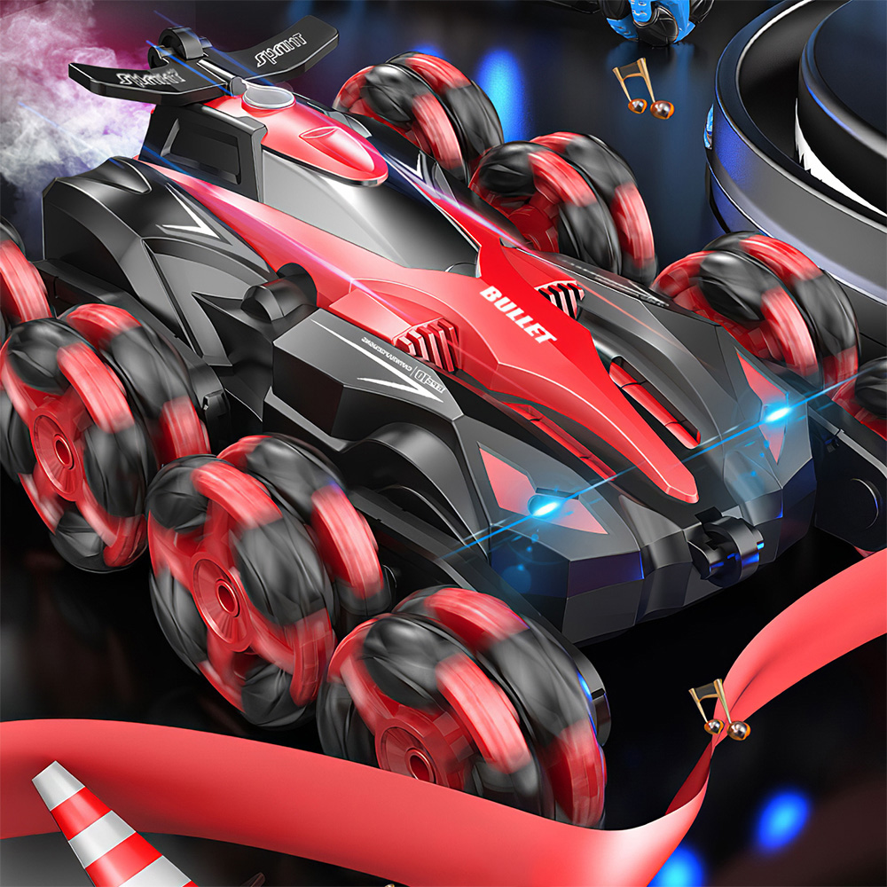 H&O Direct Kids 8 Round Spray Drift Stunt Car with Remote Image 3