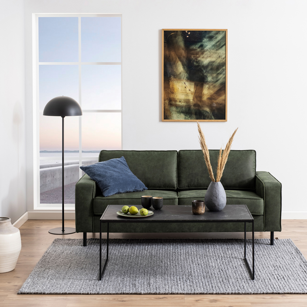 Florence Infinity Matt Black Coffee Table Image 8