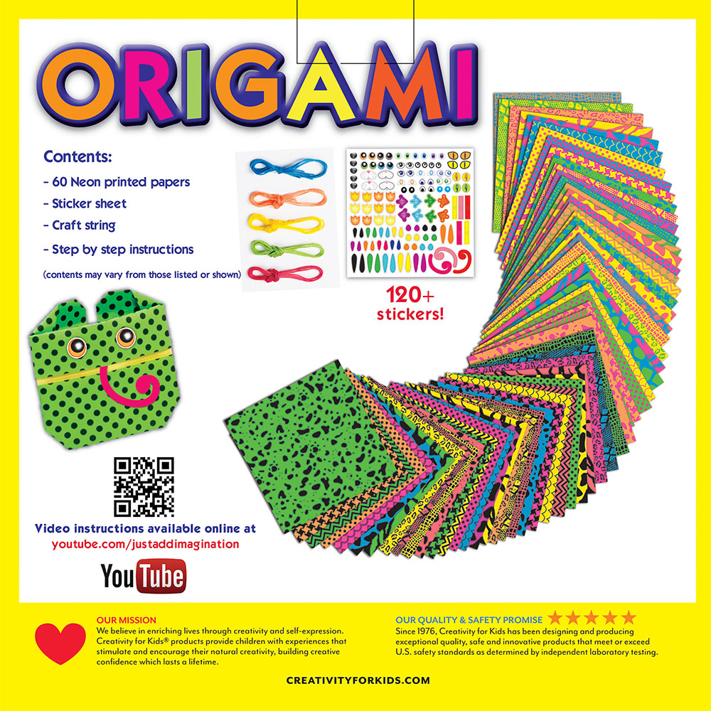 Creativity For Kids Neon Origami Craft Kit Image 9