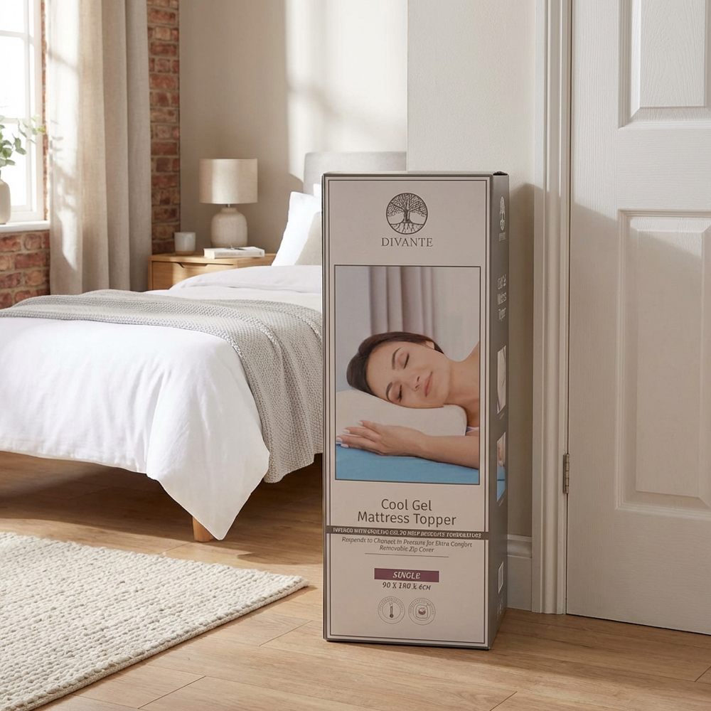 Divante Single Cool Gel Mattress Topper Image 3