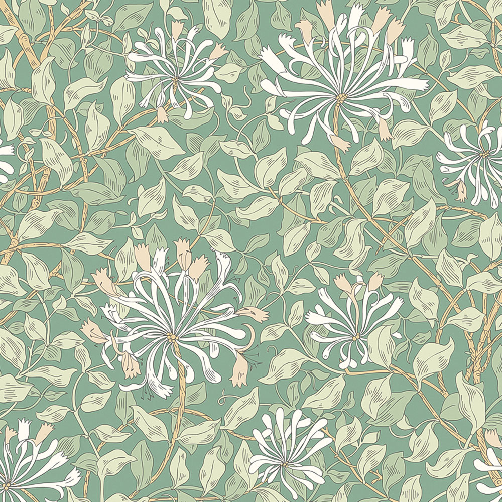 Origin Murals Honeysuckle Green Wall Mural Image 2